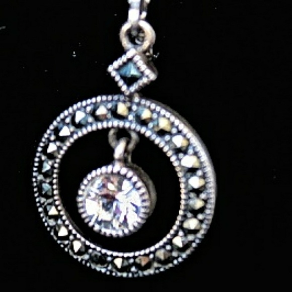 Brighton Silver Halo Jewelry Set with Floating CZ - Picture 3 of 5
